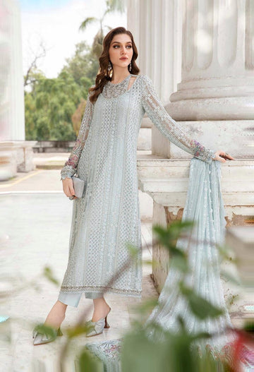 Unstitched Maria B Embroidered 3 Piece