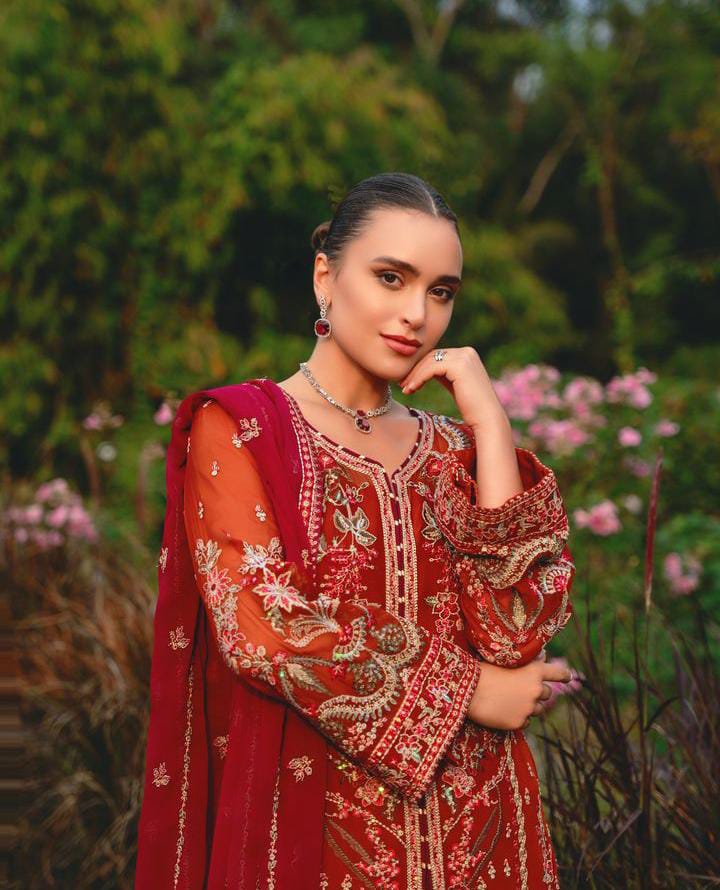 Gulaal Pret Embroidered 3 Piece Suit EP-22 Athena