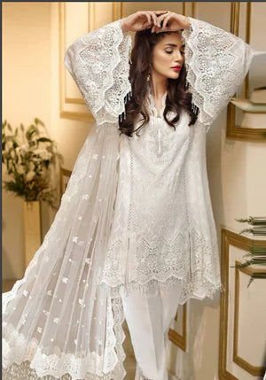 Unstitched Anaya Organza 3PC Suit