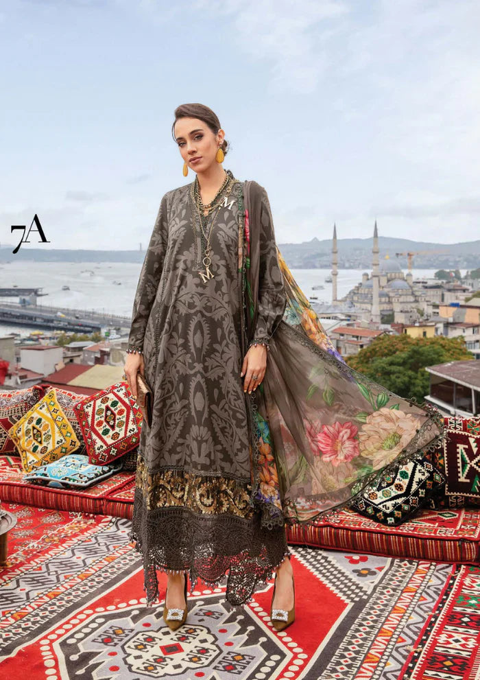 Maria B Formals Printed Embroidered Lawn 3 PC Unstitched