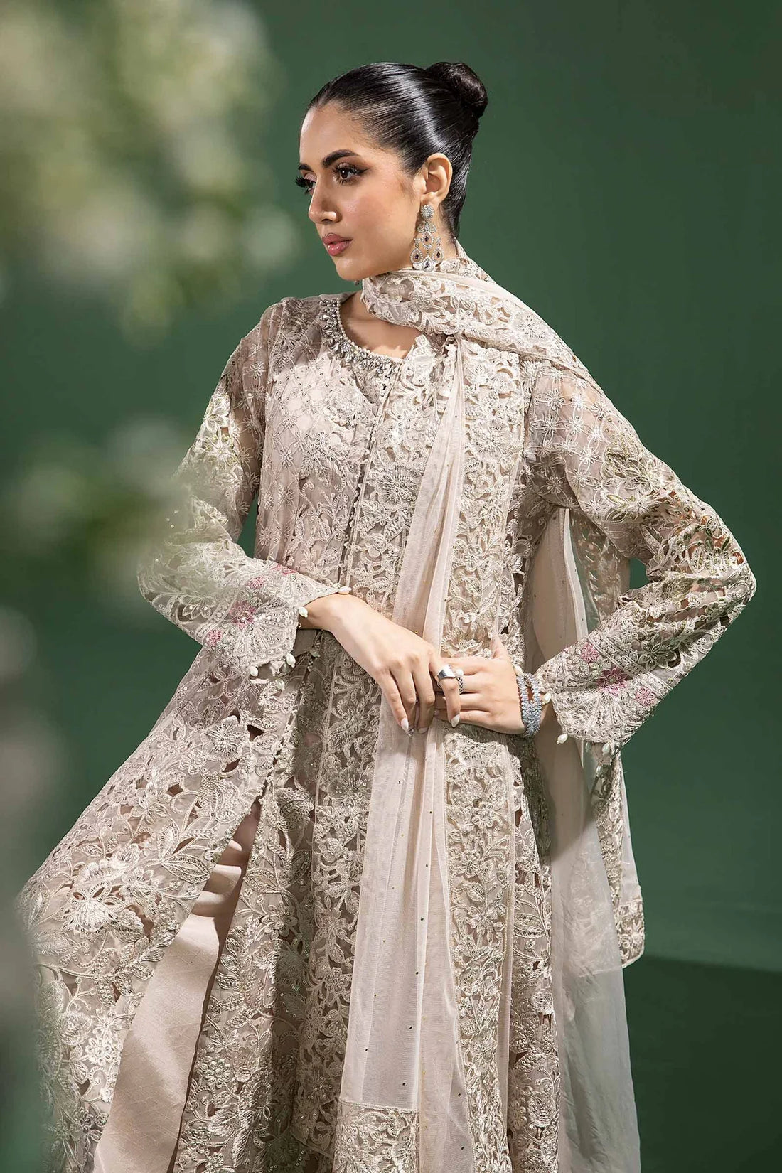 Unstitched Maria B Organza 3 PC Suit