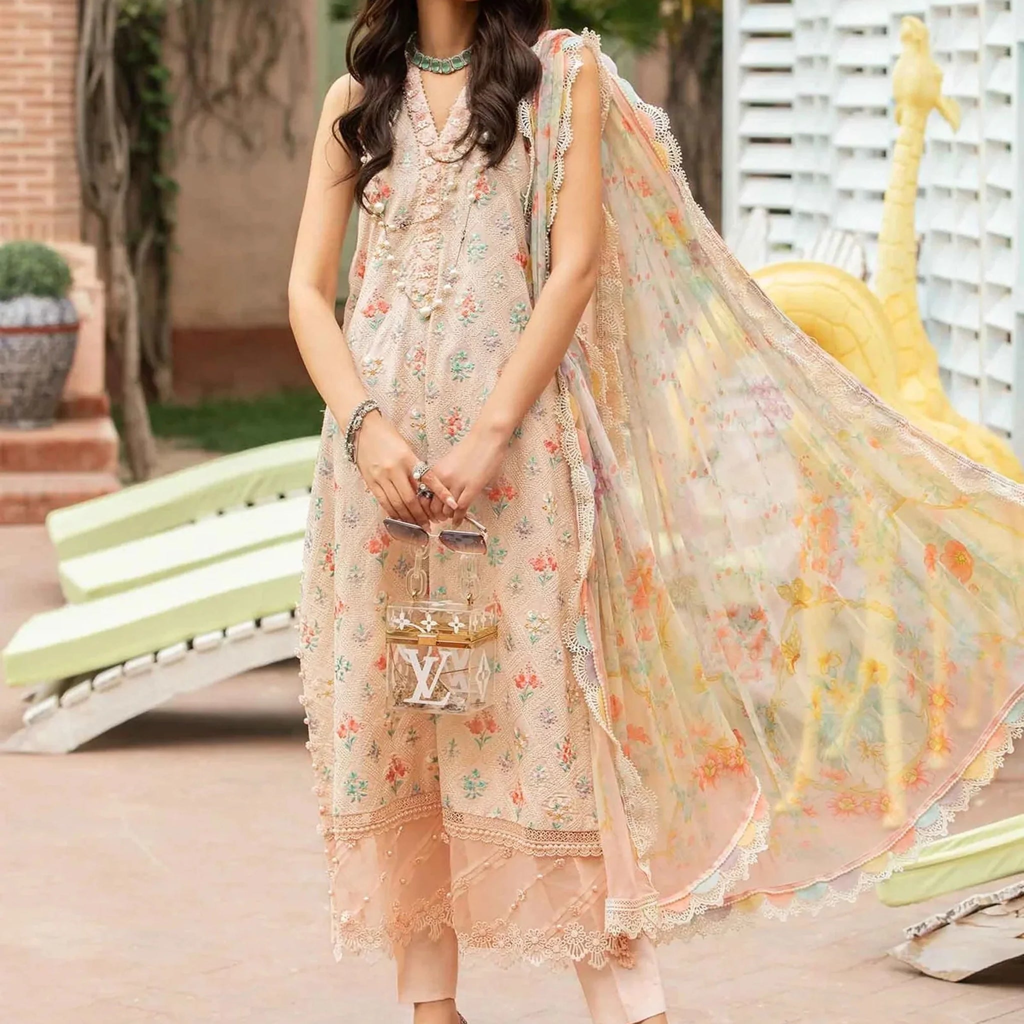 Maria B Lawn Collection 3 Piece Unstitched