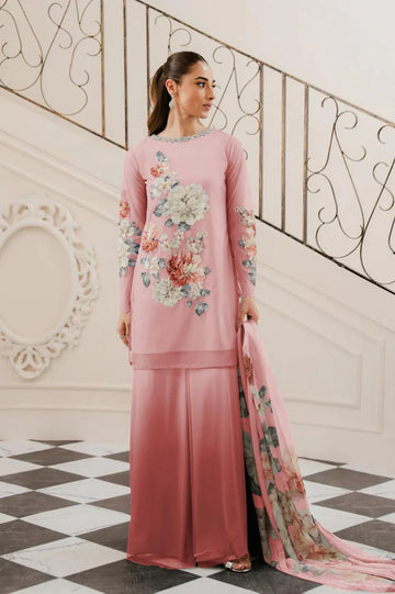 Unstitched Lulusar Silk 3PC Suit